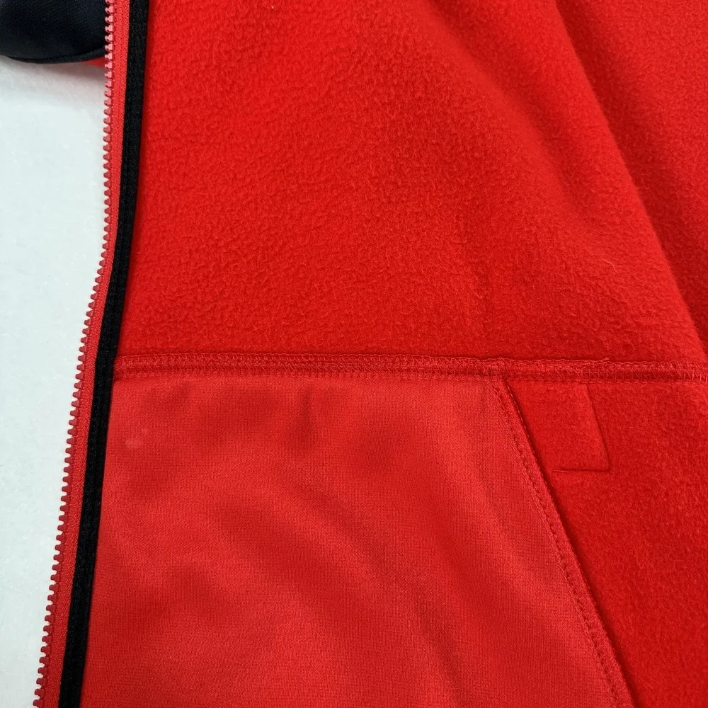 Ohio State Buckeyes Hoodie Mens 2XL Red Zip NCAA Football Nike Dri Fit On Field